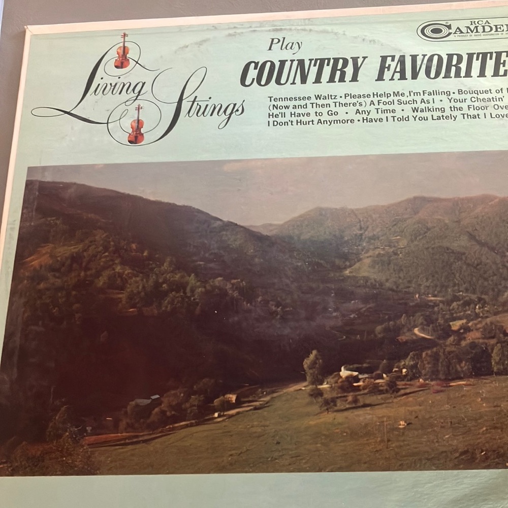 Living Strings Country Favorites Vinyl Record